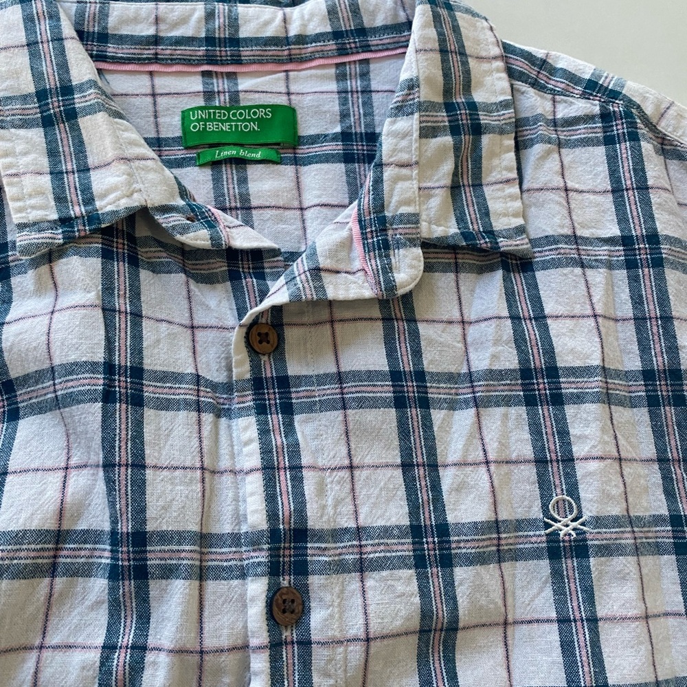 Linen blend United Colors of Benetton Men's size XL excellent condition‎